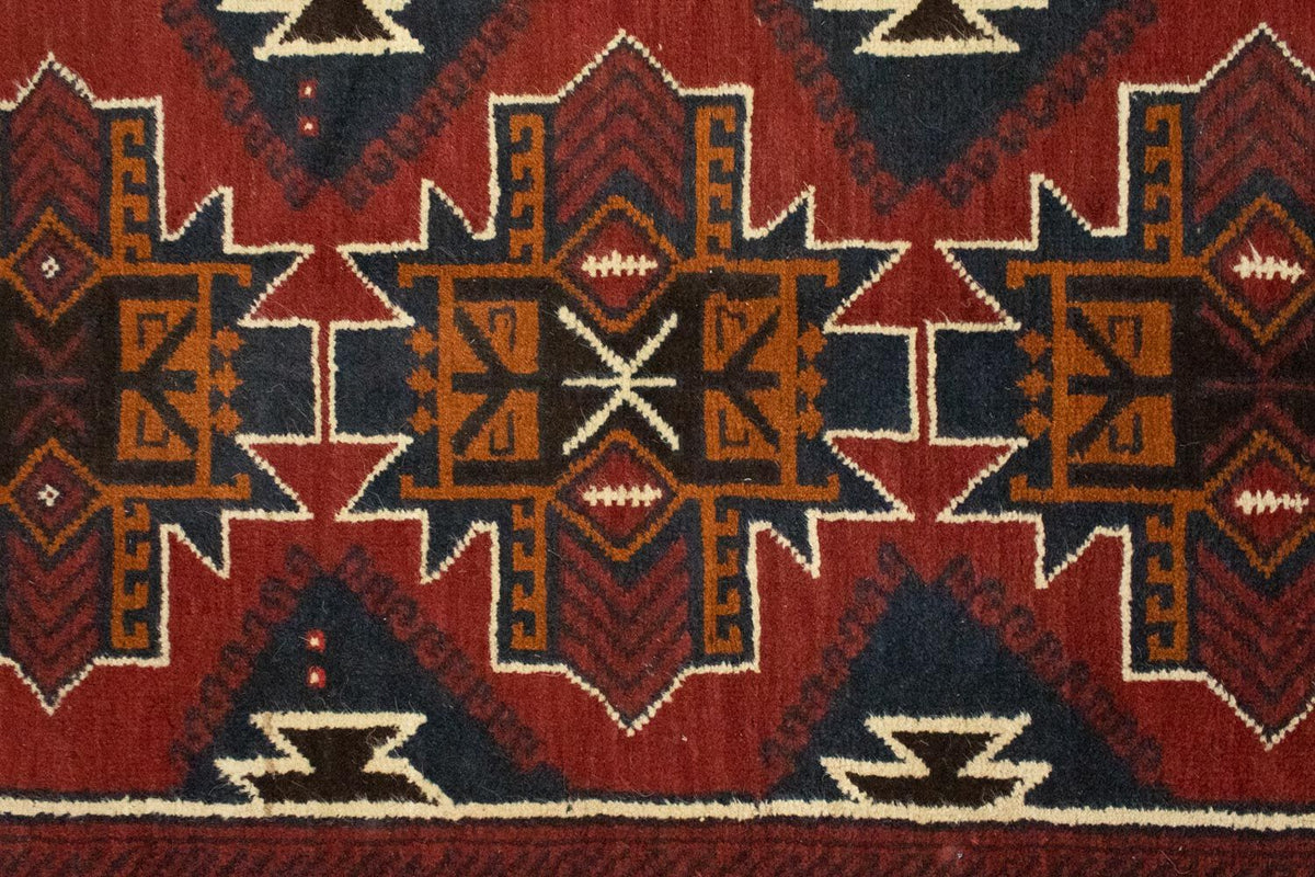 Baluch-tæppe - 134 x 80 cm - rød