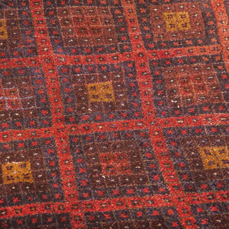 Kelim-tæppe - orientalsk - 139 x 118 cm - brun