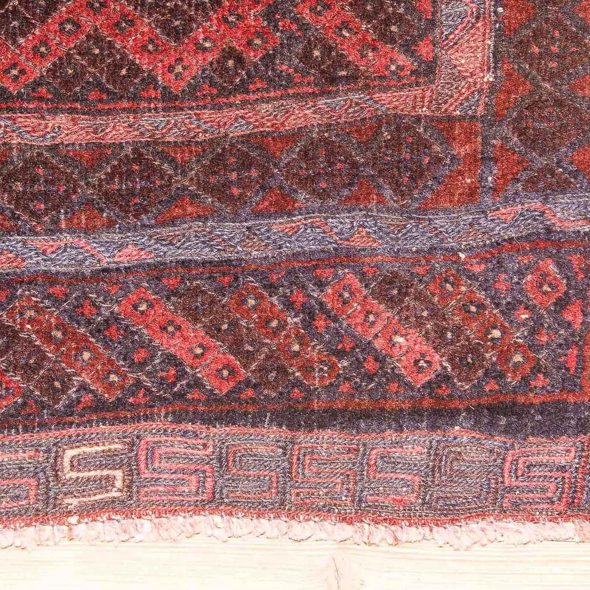 Kelim-tæppe - orientalsk - 139 x 118 cm - brun