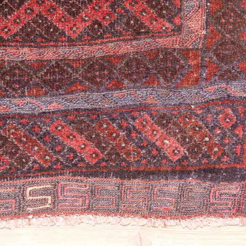 Kelim-tæppe - orientalsk - 139 x 118 cm - brun