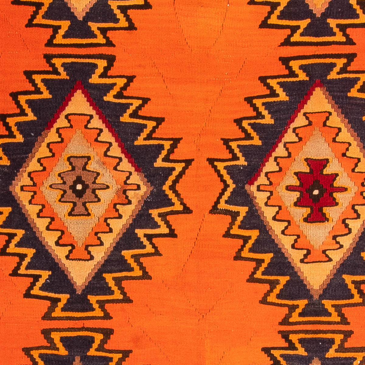 Løber Kelim-tæppe - gammelt - 290 x 140 cm - flerfarvet