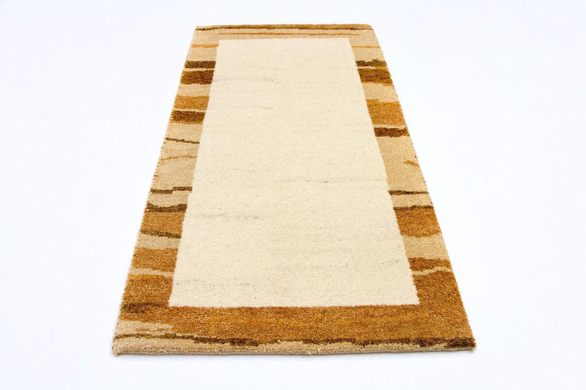 Gabbeh-tæppe - Indus - 142 x 72 cm - beige