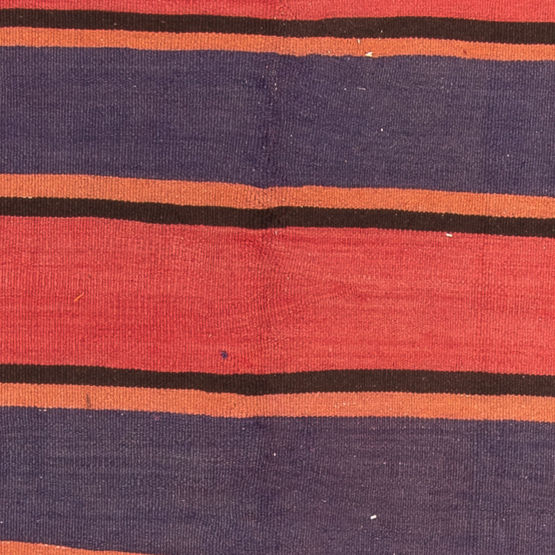 Løber Kelim-tæppe - gammelt - 385 x 155 cm - brun