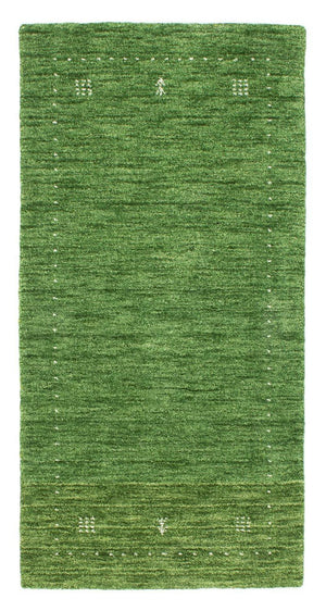 Gabbeh-tæppe - Softy - 143 x 72 cm - grøn