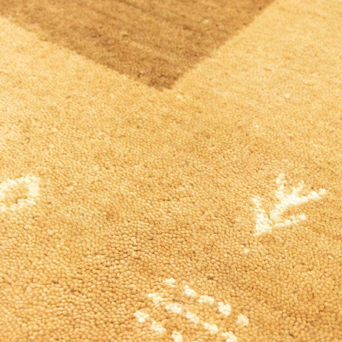 Gabbeh-tæppe - Softy - 229 x 164 cm - mørk beige