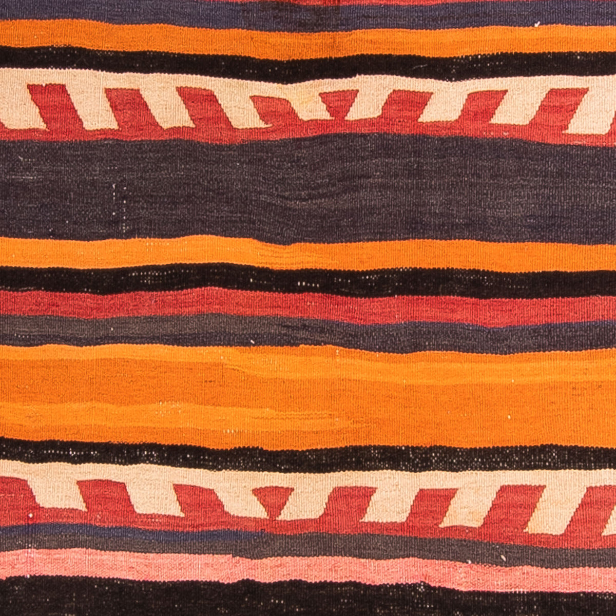 Løber Kelim-tæppe - gammelt - 295 x 120 cm - flerfarvet