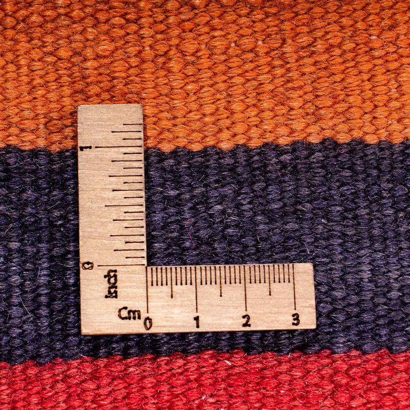 Kelim-tæppe - gammelt - 165 x 150 cm - flerfarvet