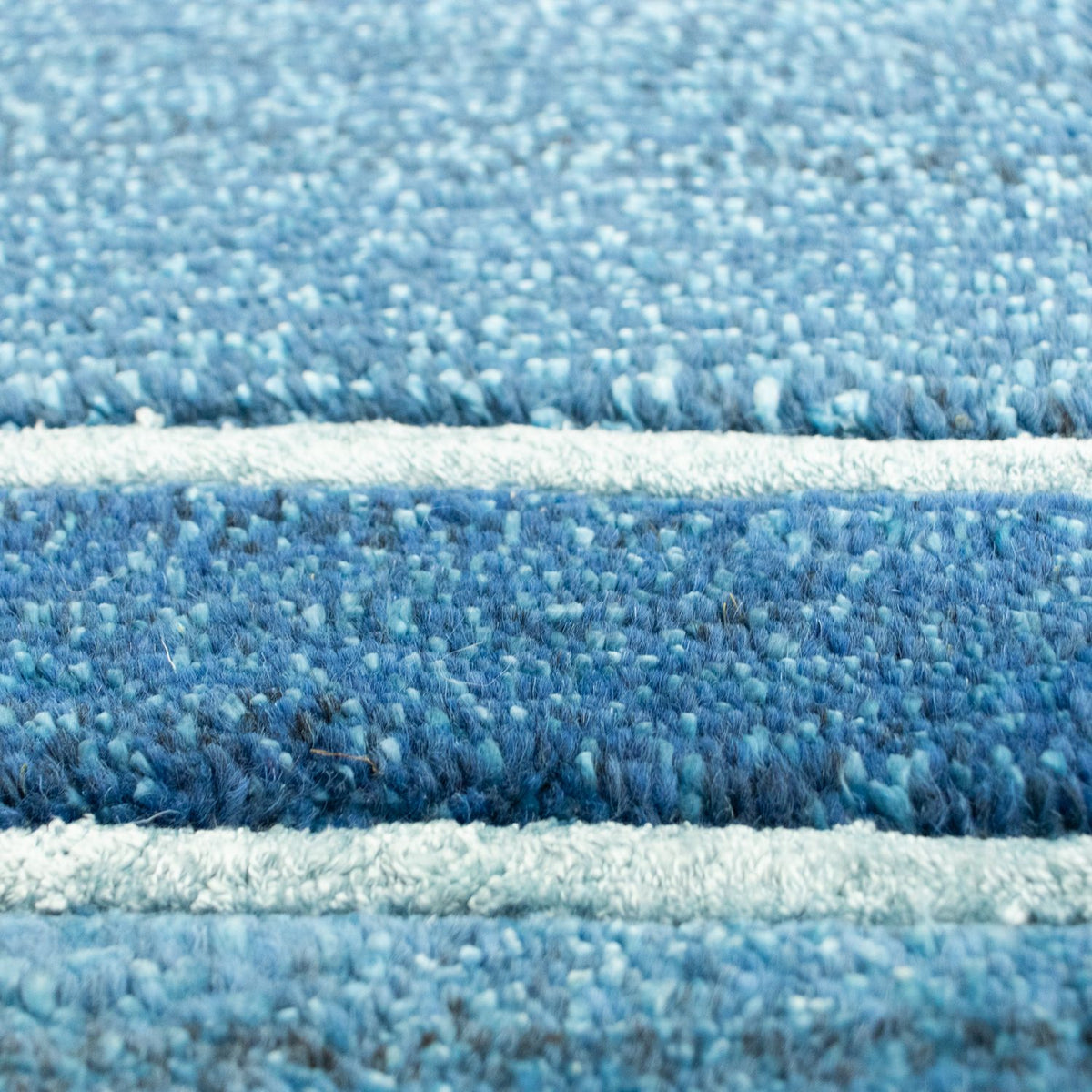 Nepal Tæppe - 181 x 121 cm - blå