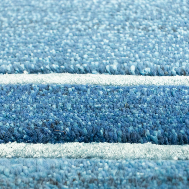 Nepal Tæppe - 181 x 121 cm - blå