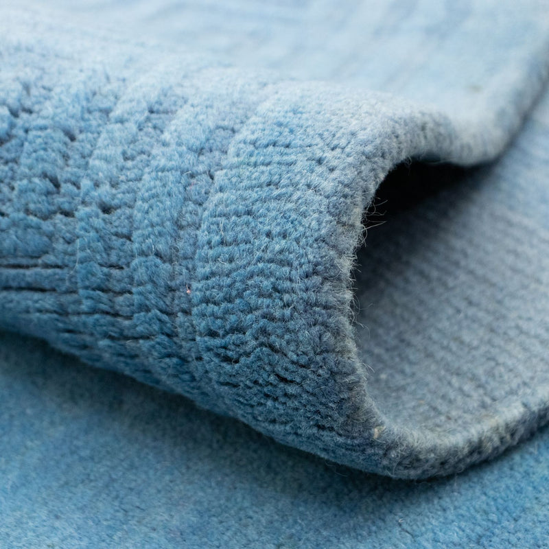 Nepal Tæppe - 200 x 141 cm - blå