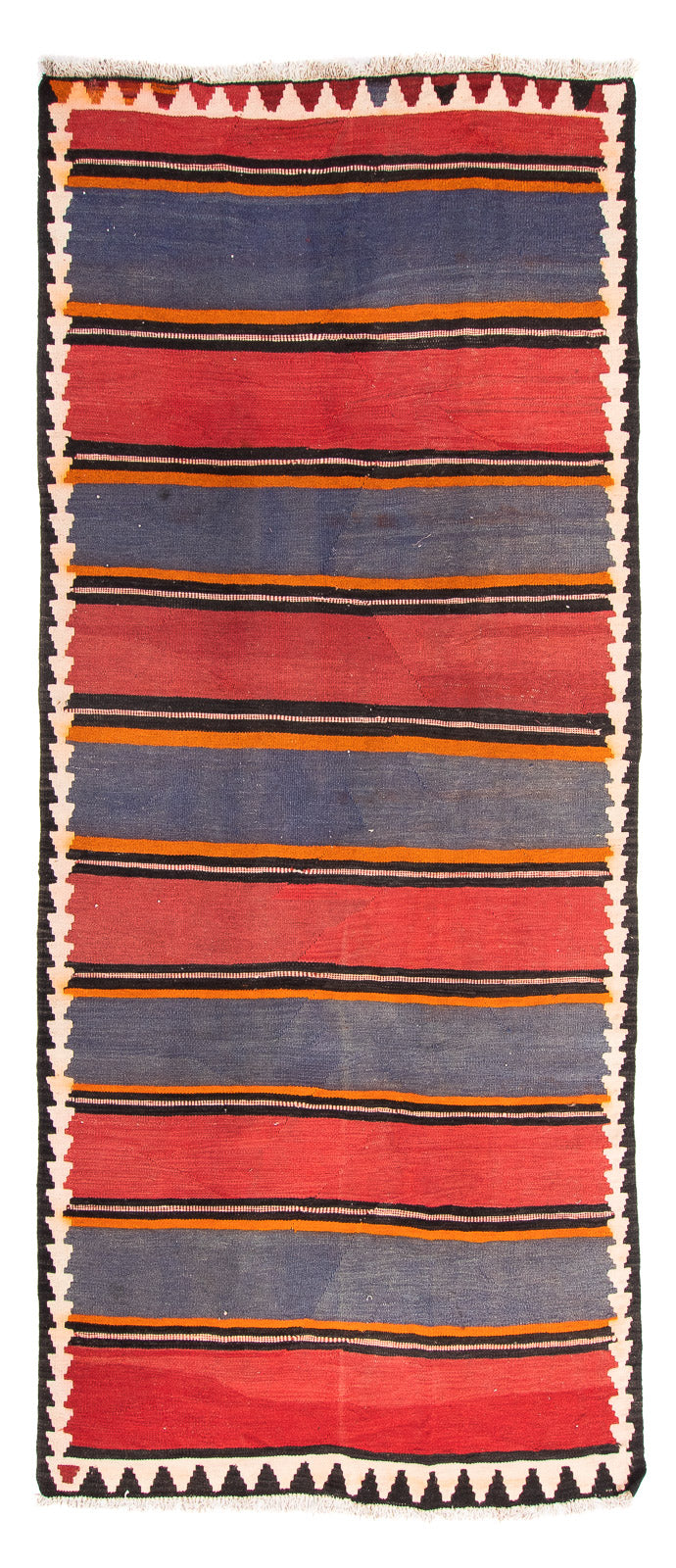 Løber Kelim-tæppe - gammelt - 290 x 130 cm - flerfarvet