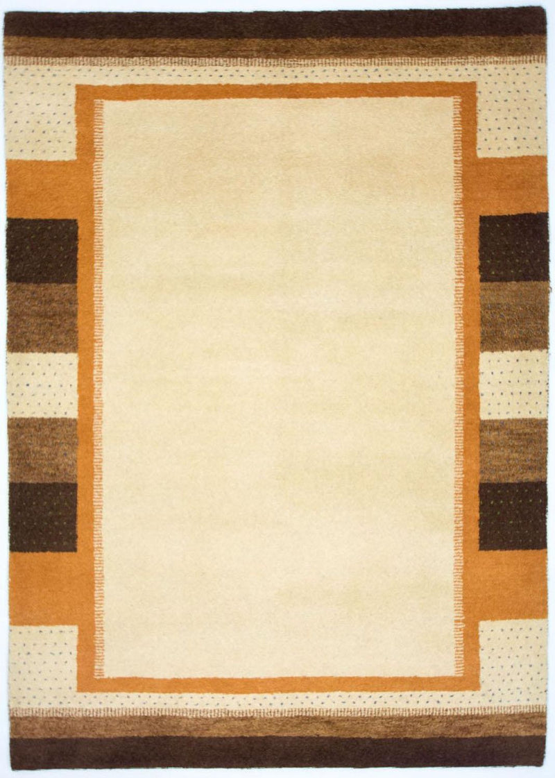 Gabbeh-tæppe - Indus - 243 x 171 cm - beige