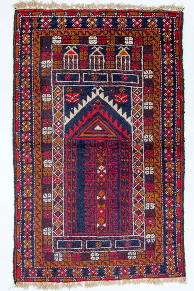 Baluch-tæppe 75x123cm - Orientalsk tæppe