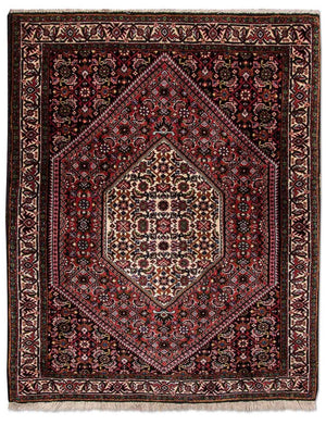 Persisk tæppe - Bijar - 88 x 67 cm - blå