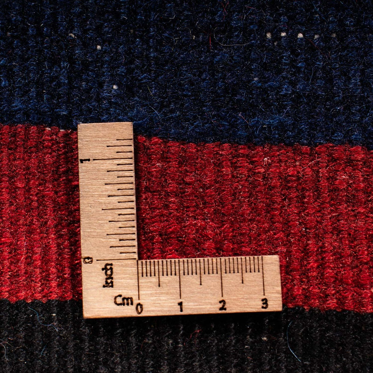 Kelim-tæppe - gammelt - 205 x 150 cm - flerfarvet