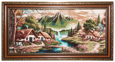 Billede tæppe 63x112cm - Orientalsk tæppe