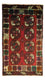 Turkaman-tæppe - 100 x 67 cm - rød