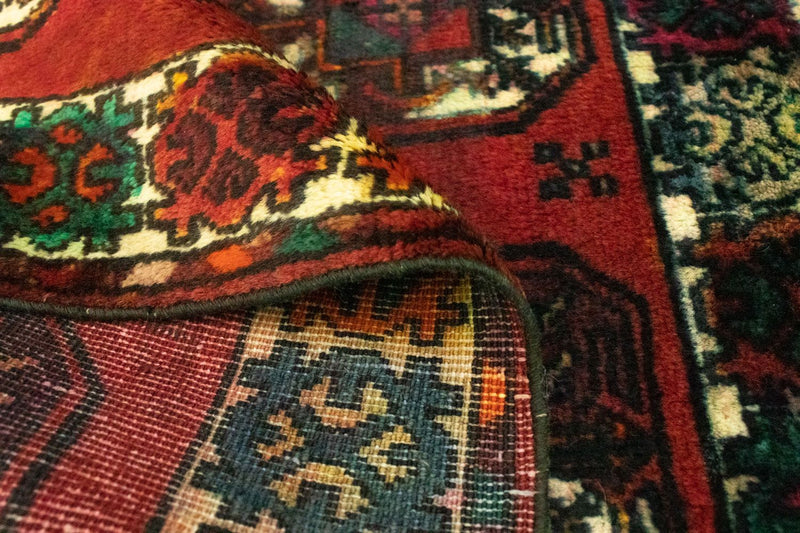 Turkaman-tæppe - 100 x 67 cm - rød