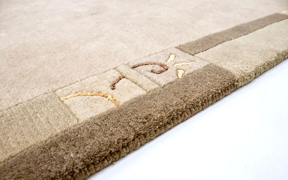 Nepal Tæppe - 191 x 121 cm - beige