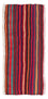 Løber Kelim-tæppe - gammelt - 105 x 45 cm - flerfarvet
