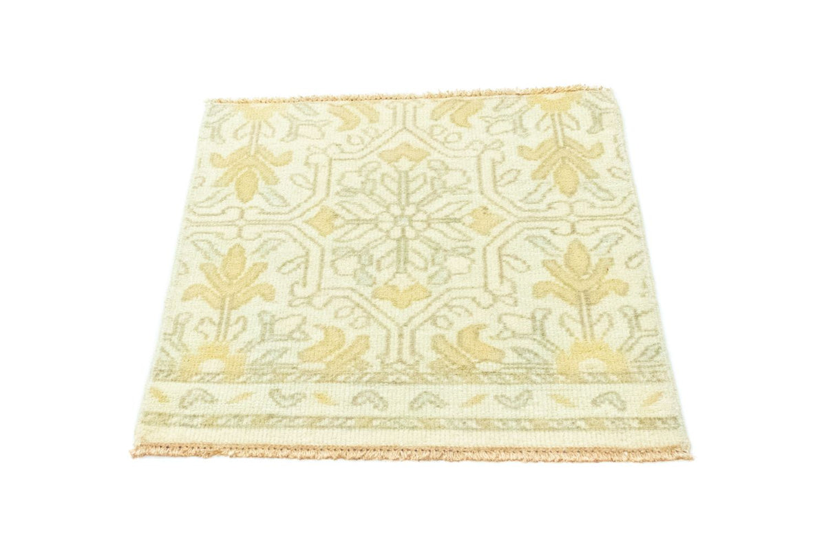 Designer tæppe firkantet  - 63 x 60 cm - beige