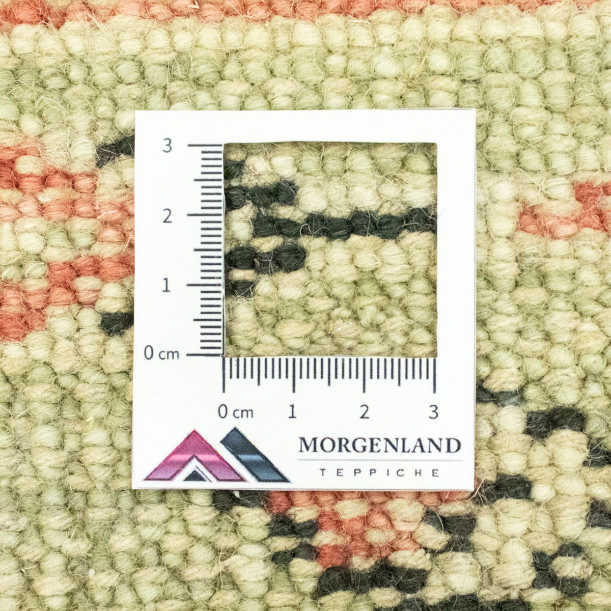 Uldtæppe - 93 x 59 cm - beige