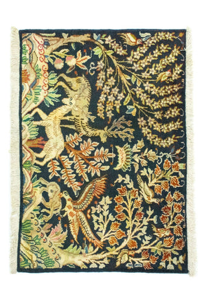 Persisk tæppe - Classic - 98 x 68 cm - blå