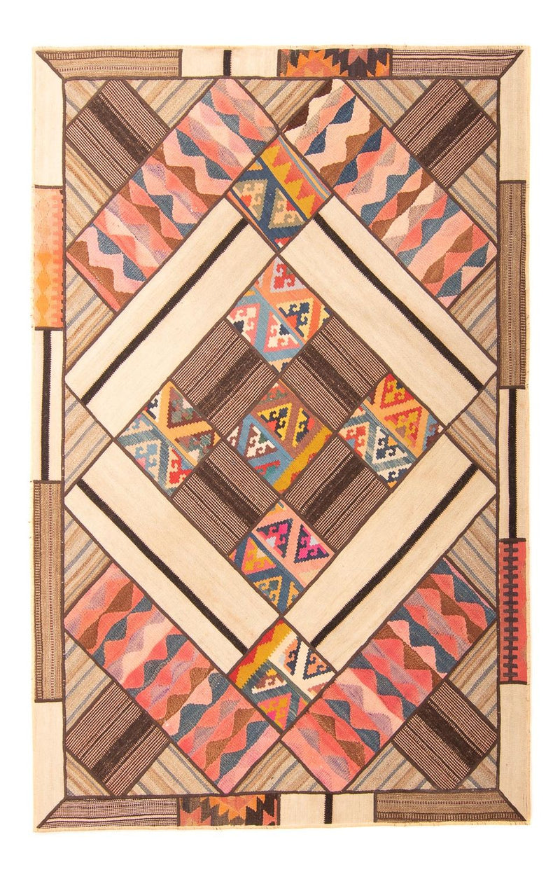 Patchwork-tæppe - 230 x 160 cm - flerfarvet