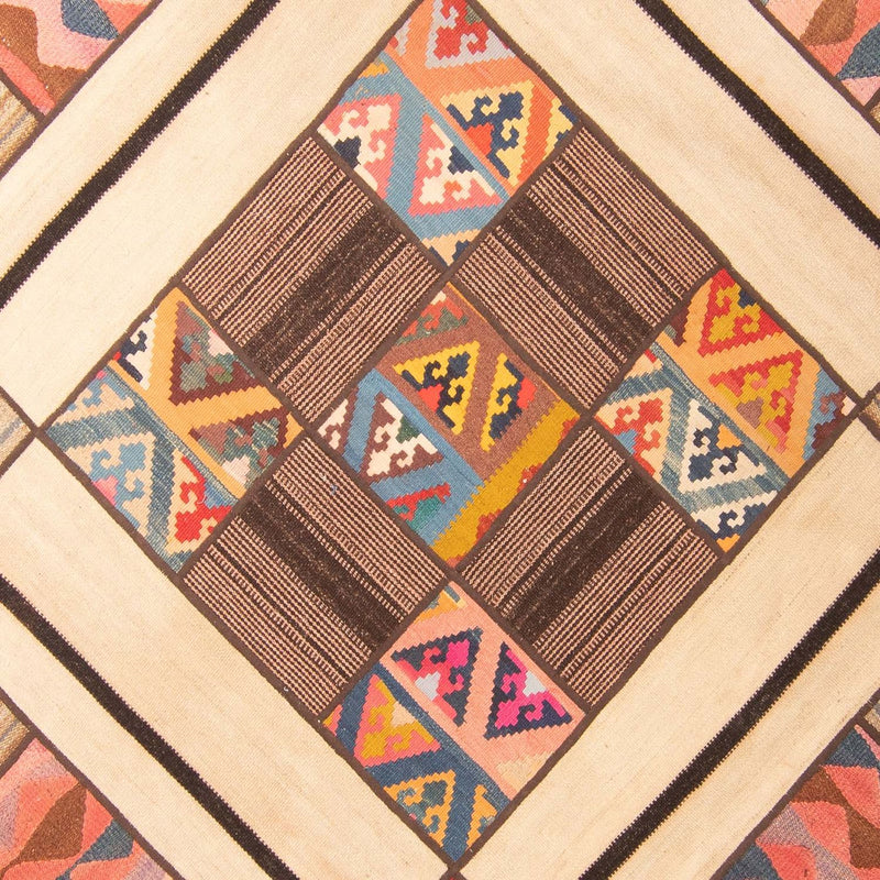 Patchwork-tæppe - 230 x 160 cm - flerfarvet
