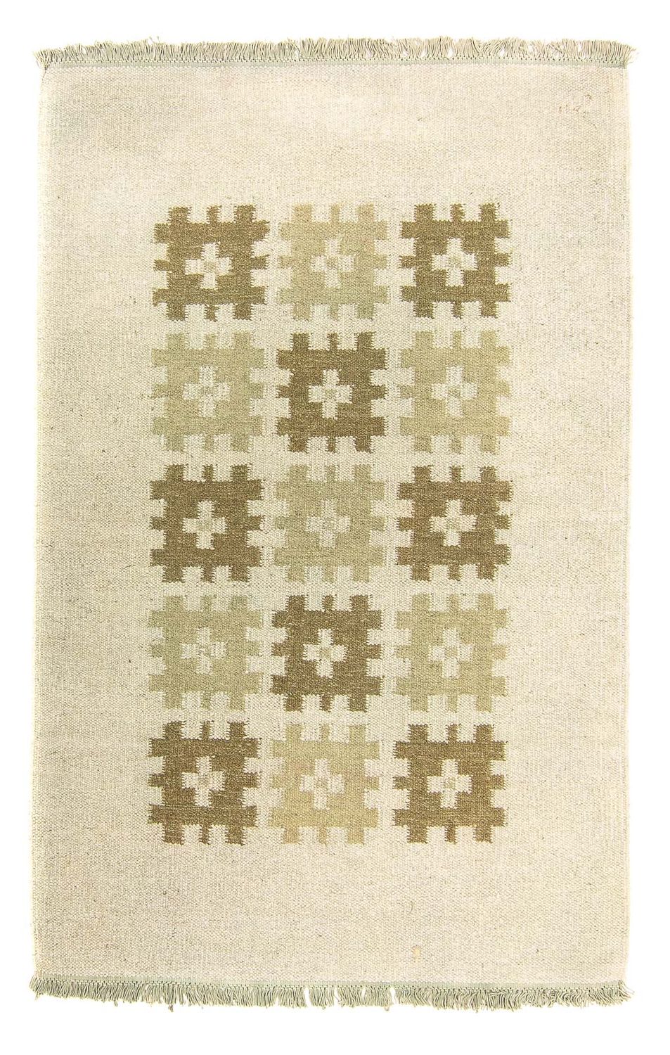 Kelim-tæppe - Trendy - 176 x 116 cm - beige