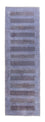 Løber Gabbeh Tæppe - Loribaft Softy - 250 x 77 cm - flerfarvet