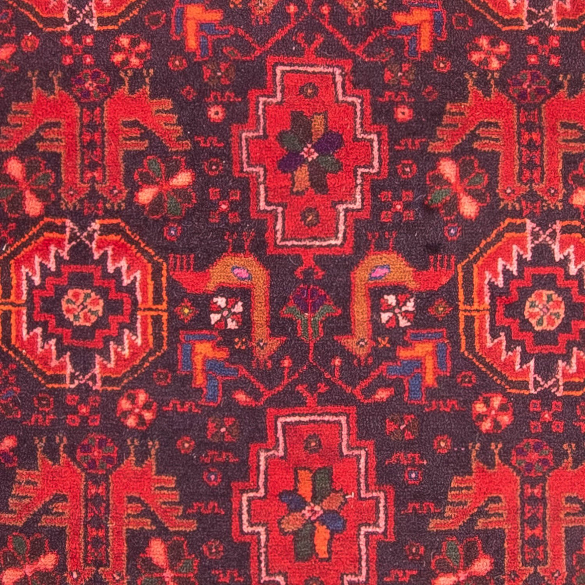 Baluch-tæppe - 197 x 100 cm - lysrød