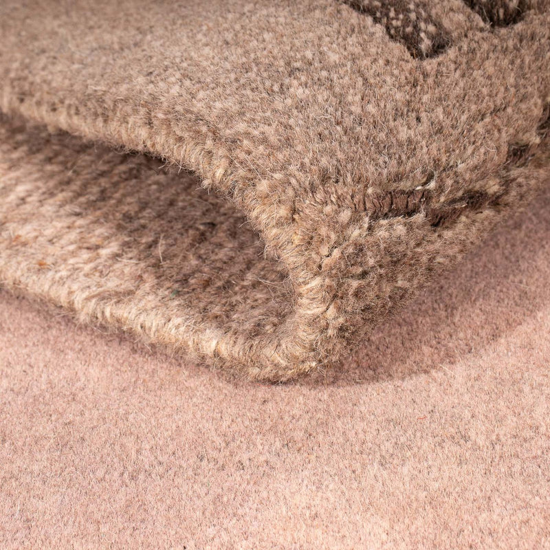 Nepal Tæppe - 180 x 124 cm - lys mocca