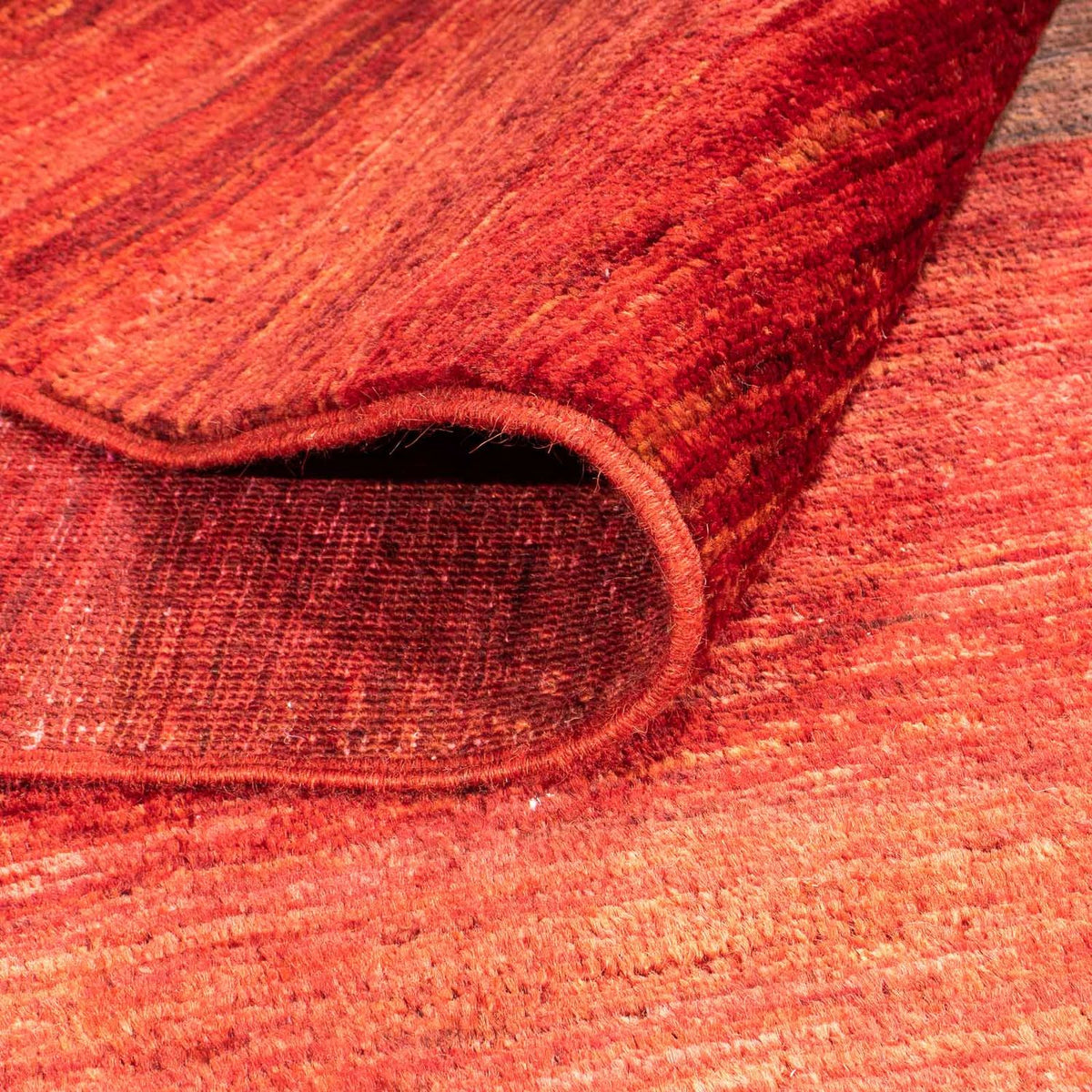 Gabbeh Tæppe - Loribaft Persisk - 288 x 202 cm - rød