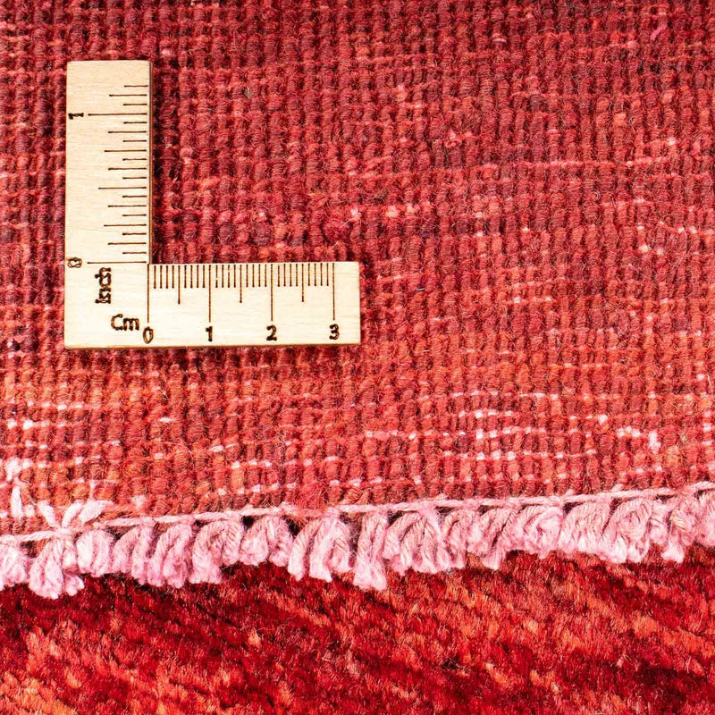 Gabbeh Tæppe - Loribaft Persisk - 288 x 202 cm - rød