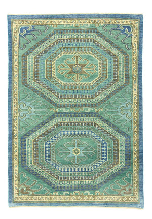 Designer tæppe - 250 x 180 cm - havgrønt