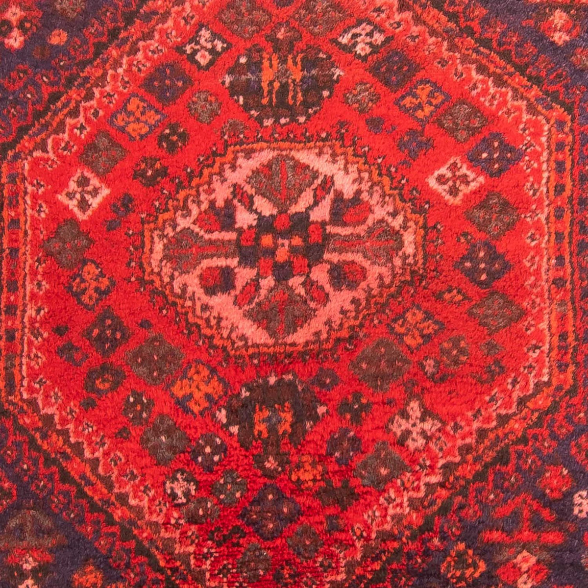 Persisk tæppe - Nomadisk - 189 x 139 cm - rød