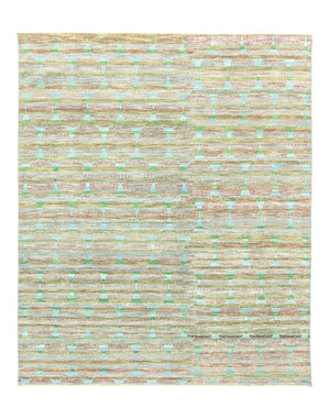 Designer tæppe - 300 x 252 cm - flerfarvet