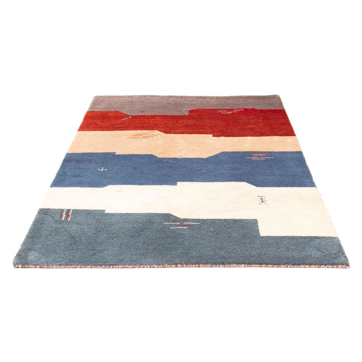 Gabbeh-tæppe - Indus - 200 x 140 cm - flerfarvet