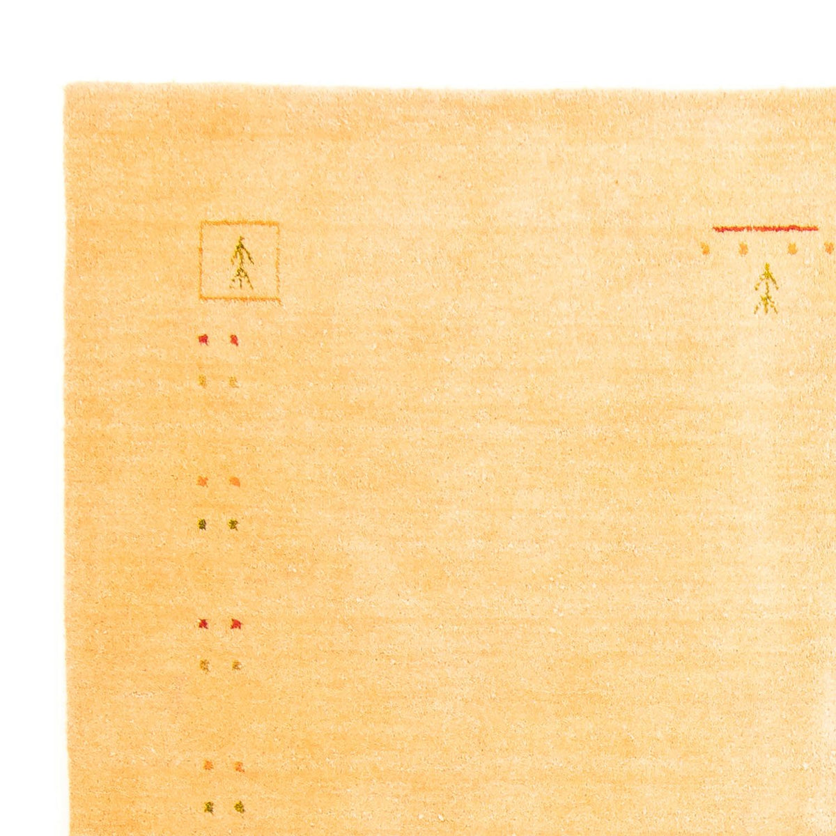 Gabbeh-tæppe - Indus - 241 x 170 cm - beige