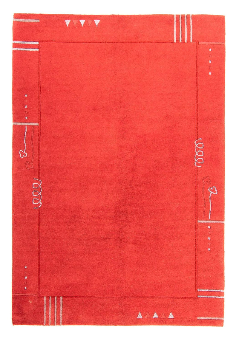 Nepal Tæppe - 228 x 162 cm - rød