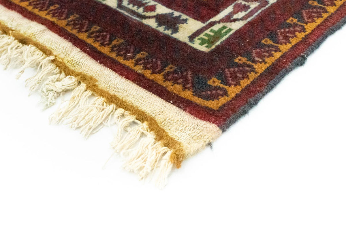 Afghansk tæppe - 140 x 100 cm - blå