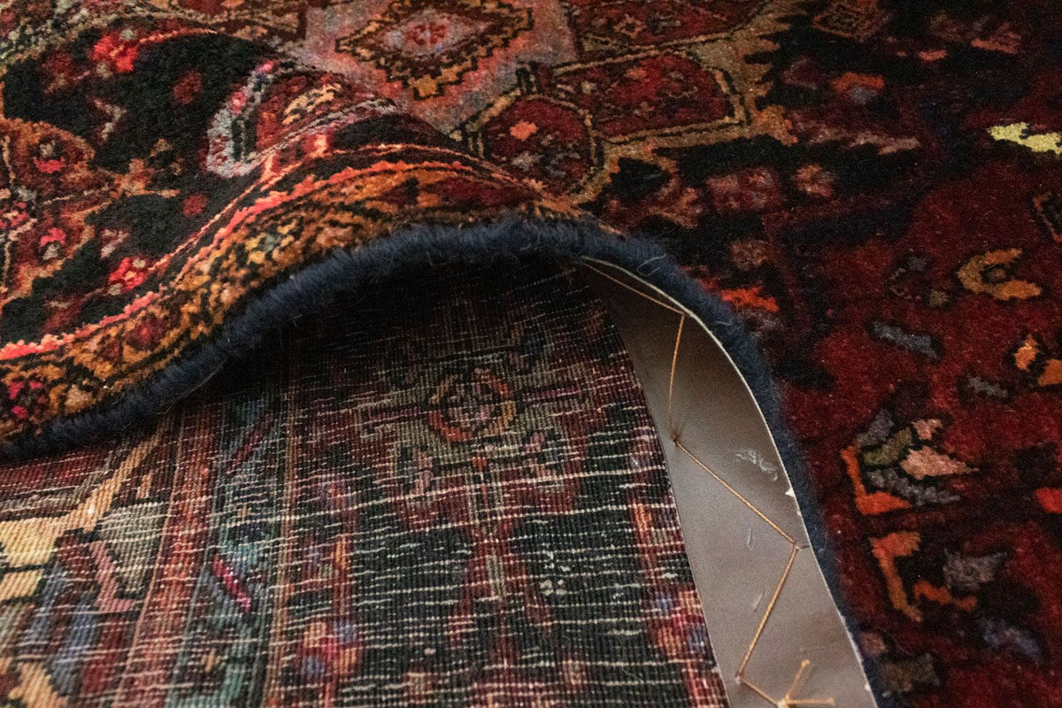 Persisk tæppe - Bijar - 244 x 146 cm - rød