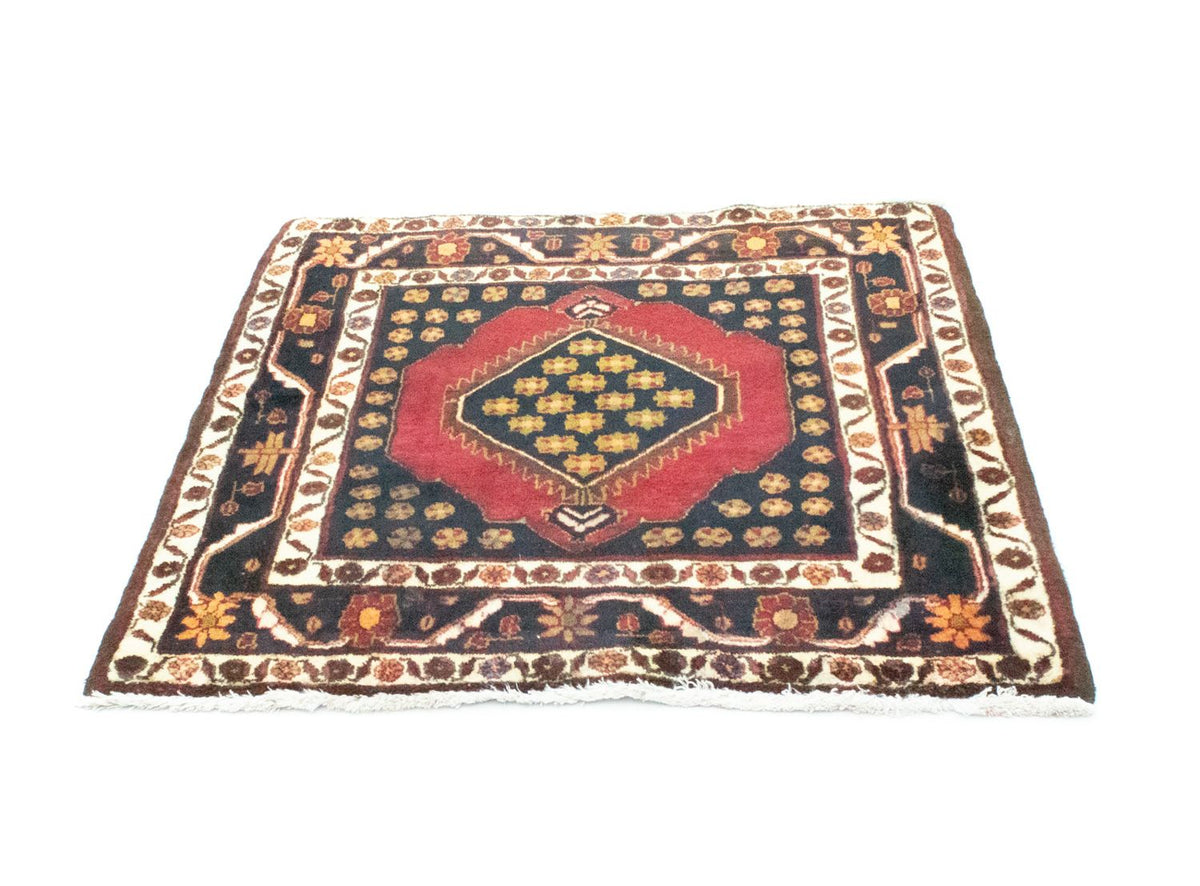 Persisk tæppe - Nomadisk firkantet  - 109 x 105 cm - rød