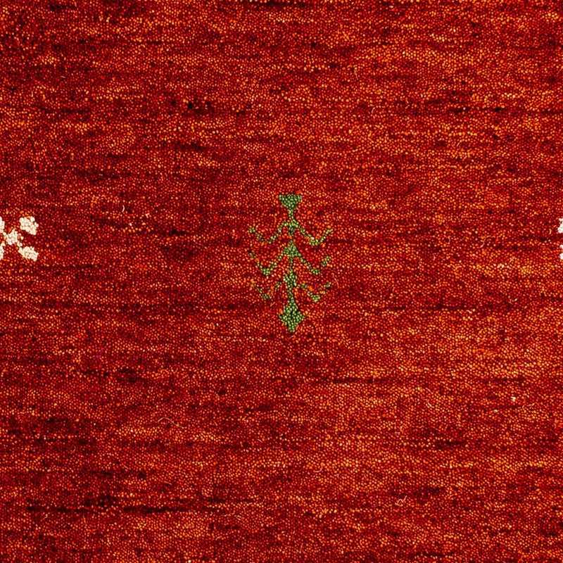 Gabbeh-tæppe - Indus - 90 x 60 cm - mørkerød