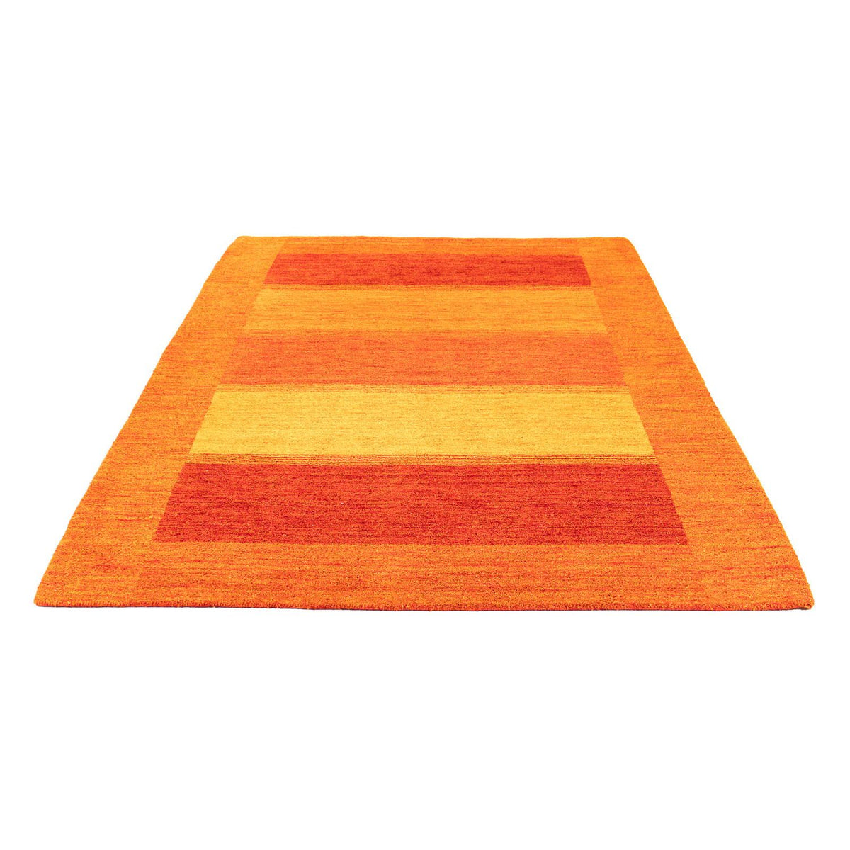 Uldtæppe - 225 x 162 cm - orange