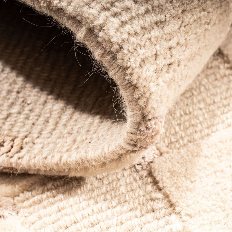 Nepal Tæppe - 90 x 60 cm - beige