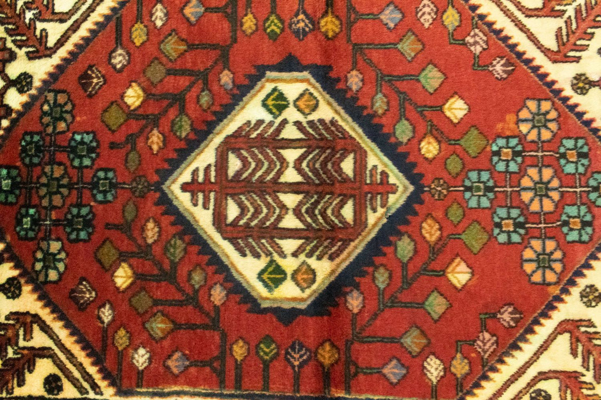 Persisk tæppe - Nomadisk - 143 x 106 cm - orange
