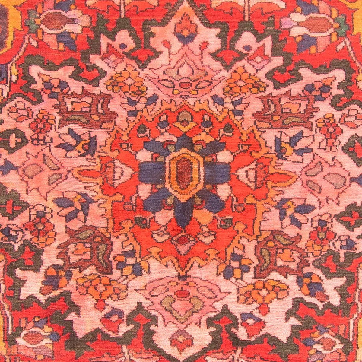 Persisk tæppe - Nomadisk - 304 x 160 cm - lysrød