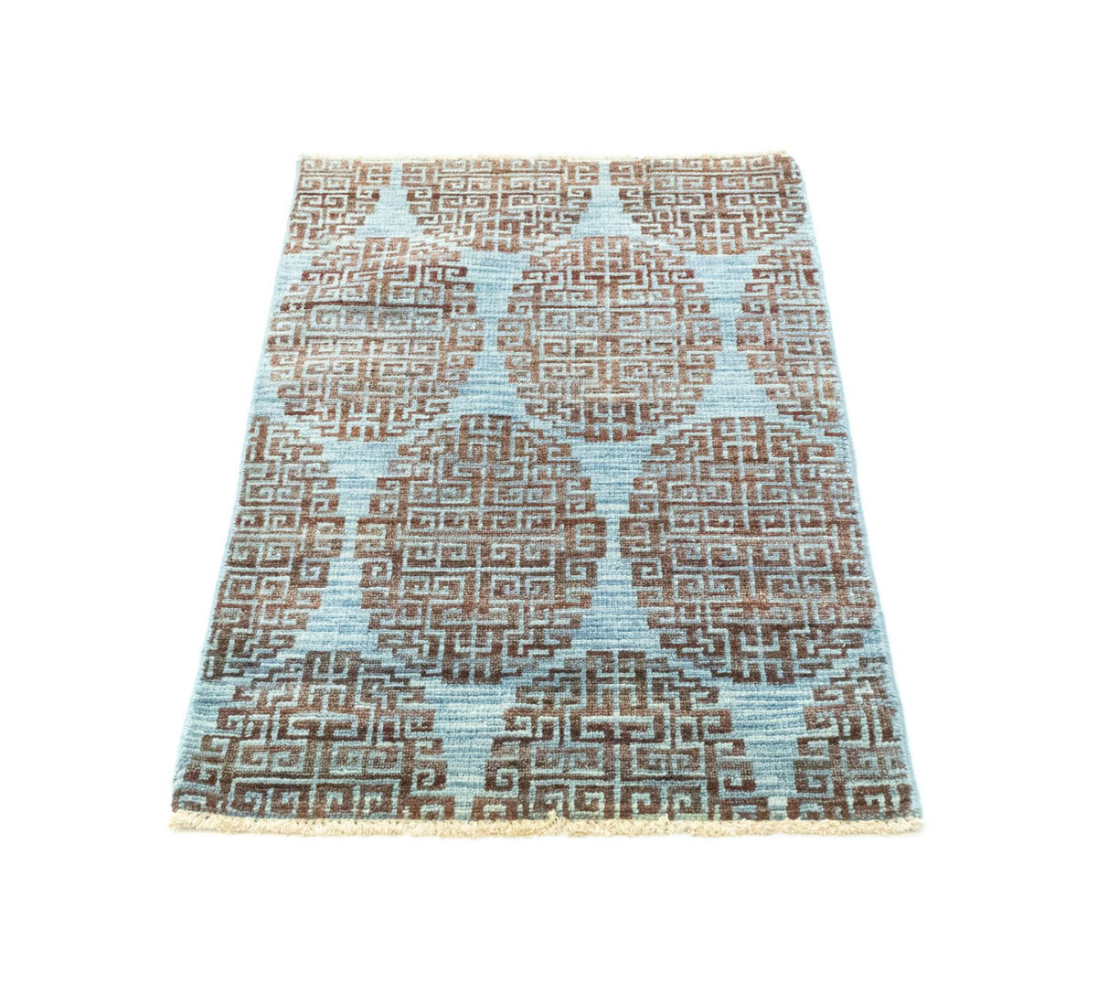Designer tæppe - 96 x 60 cm - blå